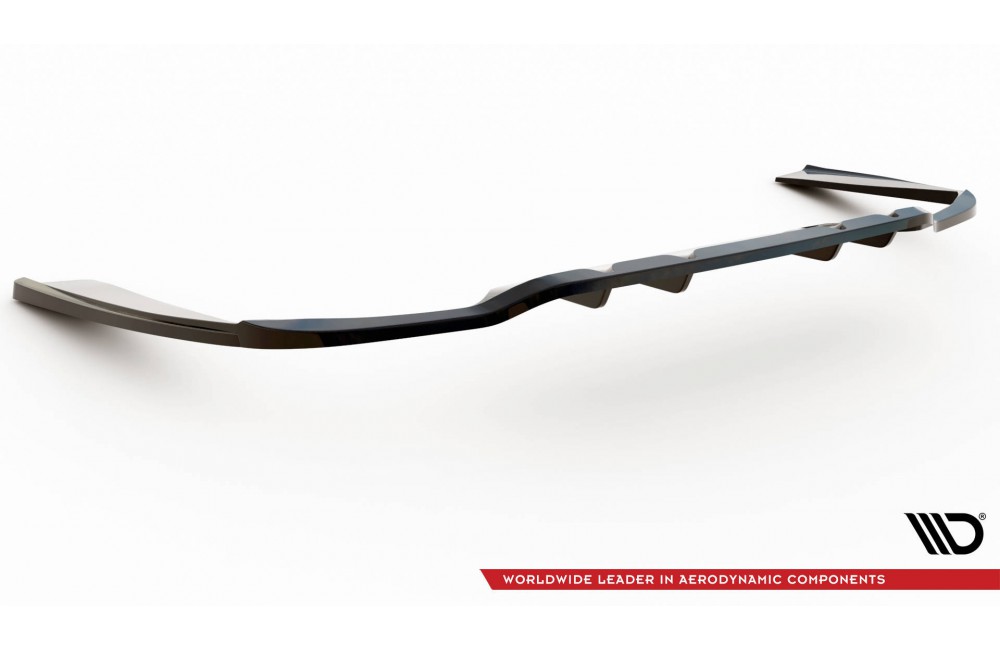 Rear Splitter (with vertical bars) Mercedes-Benz C Coupe AMG-Line C205 Facelift