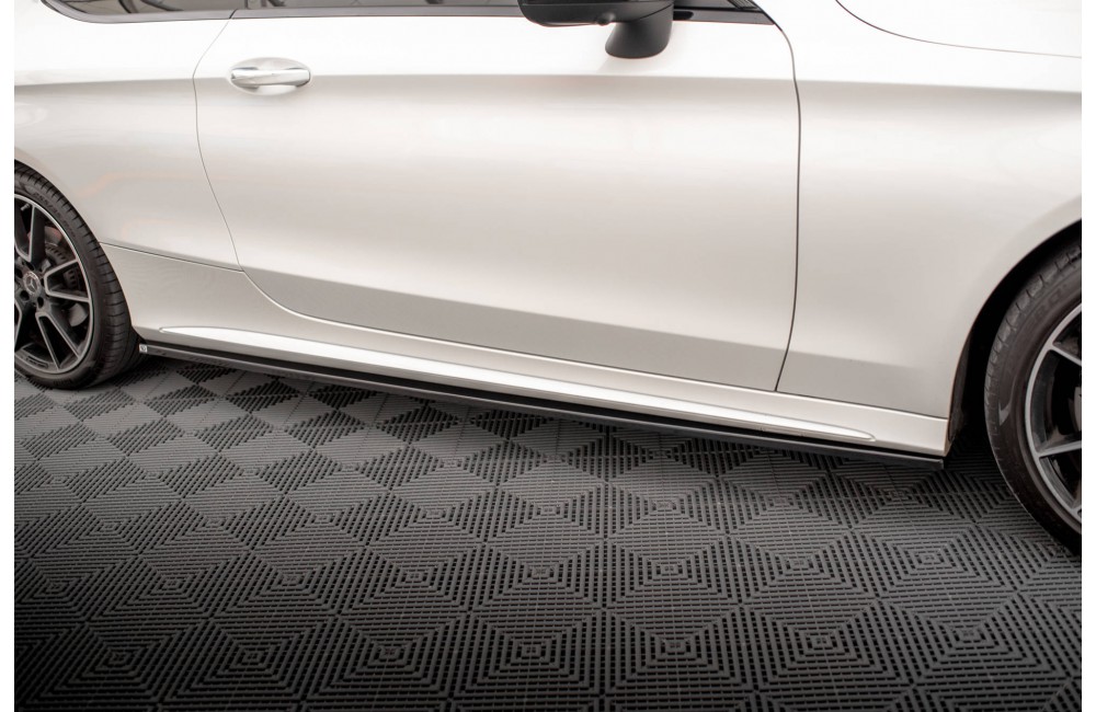 Side Skirts Diffusers Mercedes-Benz C Coupe AMG-Line C205 Facelift