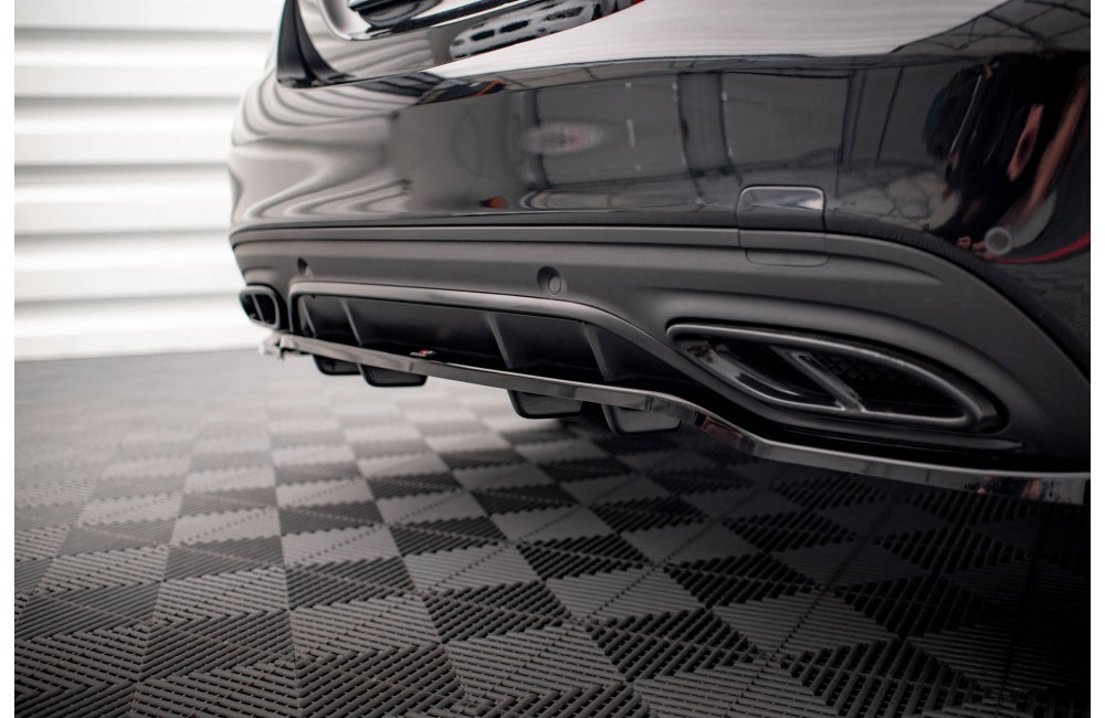 Rear Splitter (with vertical bars) Mercedes-Benz C AMG-Line W205 Facelift