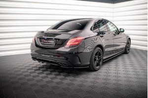 Rear Splitter (with vertical bars) Mercedes-Benz C AMG-Line W205 Facelift