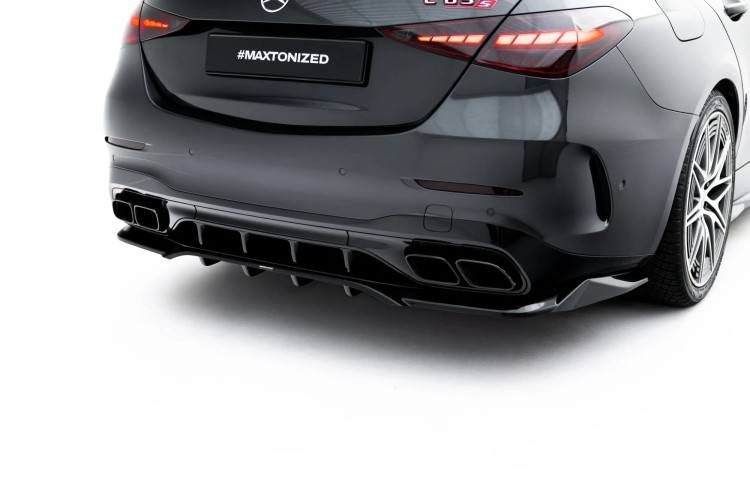Πίσω Splitter (με κατακόρυφες ράβδους) Mercedes-AMG C63 Sedan / Estate W206 / S206