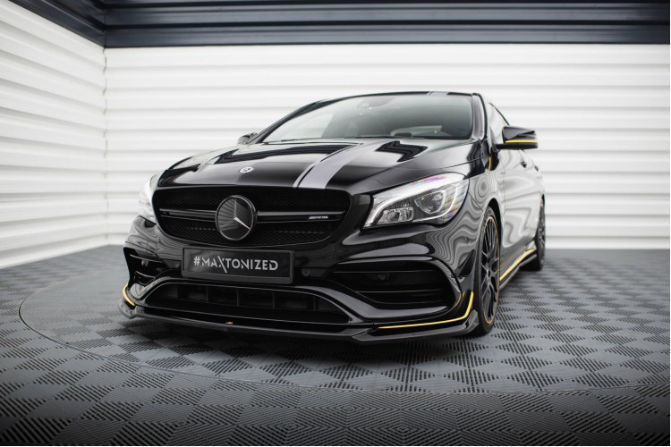 Μπροστινός splitter V.4 Mercedes-AMG CLA 45 Aero C117 Facelift