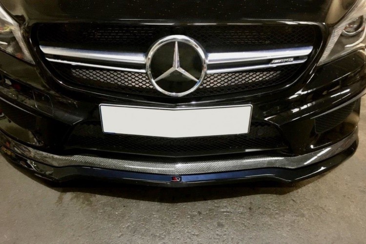 FRONT SPLITTER v.1 MERCEDES CLA 45 AMG C117 (PREFACE)