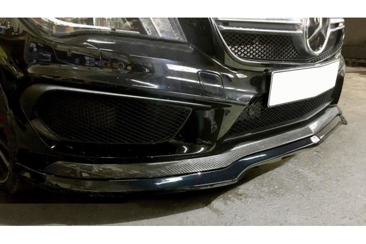 FRONT SPLITTER v.1 MERCEDES CLA 45 AMG C117 (PREFACE)