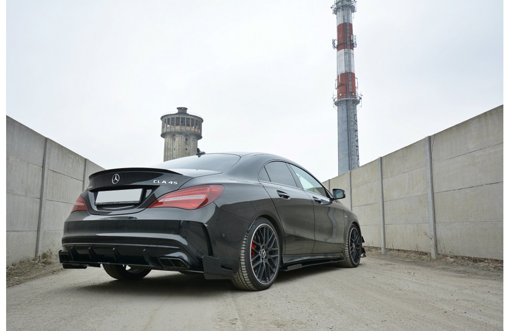 RACING REAR SIDE SPLITTERS Mercedes CLA A45 AMG C117 Facelift