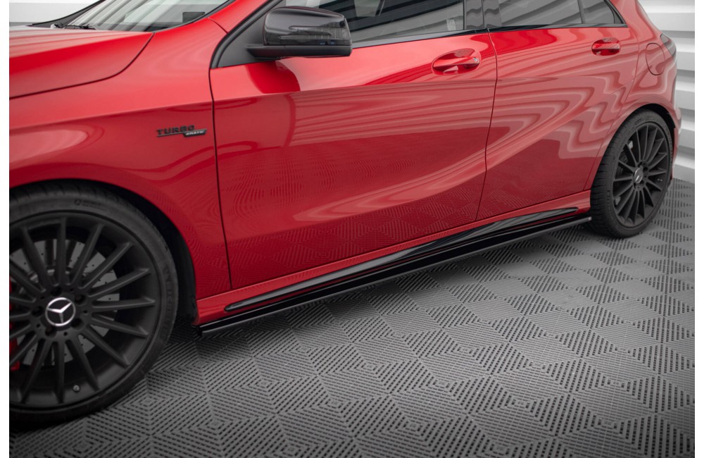 SIDE SKIRTS DIFFUSERS Mercedes A W176/ CLA 117 AMG/ CLA 117 AMG LINE Facelift