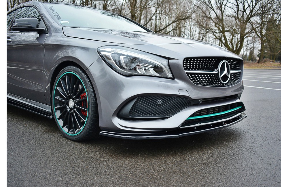 FRONT SPLITTER V.1 MERCEDES-BENZ CLA C117 AMG-LINE FACELIFT