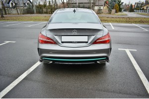 REAR SIDE SPLITTERS MERCEDES-BENZ CLA C117 AMG-LINE FACELIFT