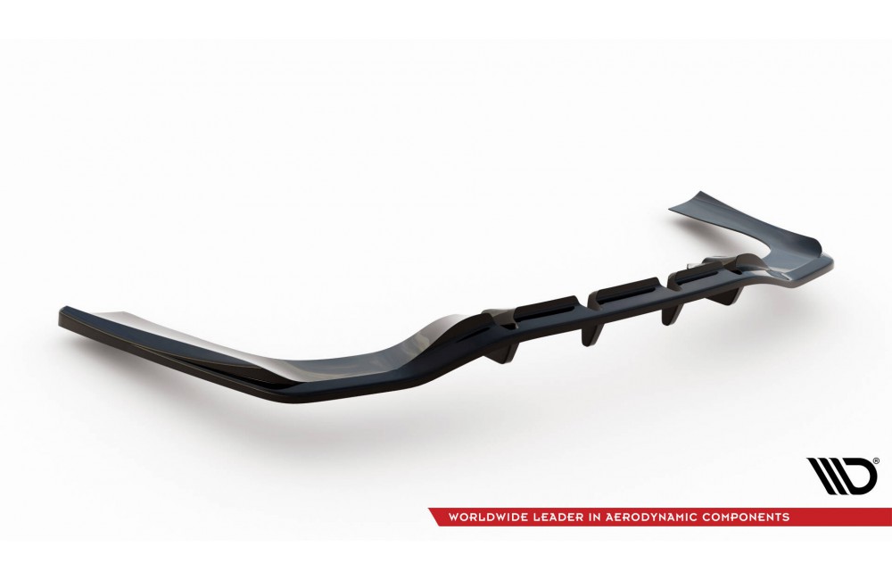 Rear Splitter (with vertical bars) Mercedes-AMG CLA 35  / 45  Coupe / Shooting Brake C118 Facelift / X118 Facelift