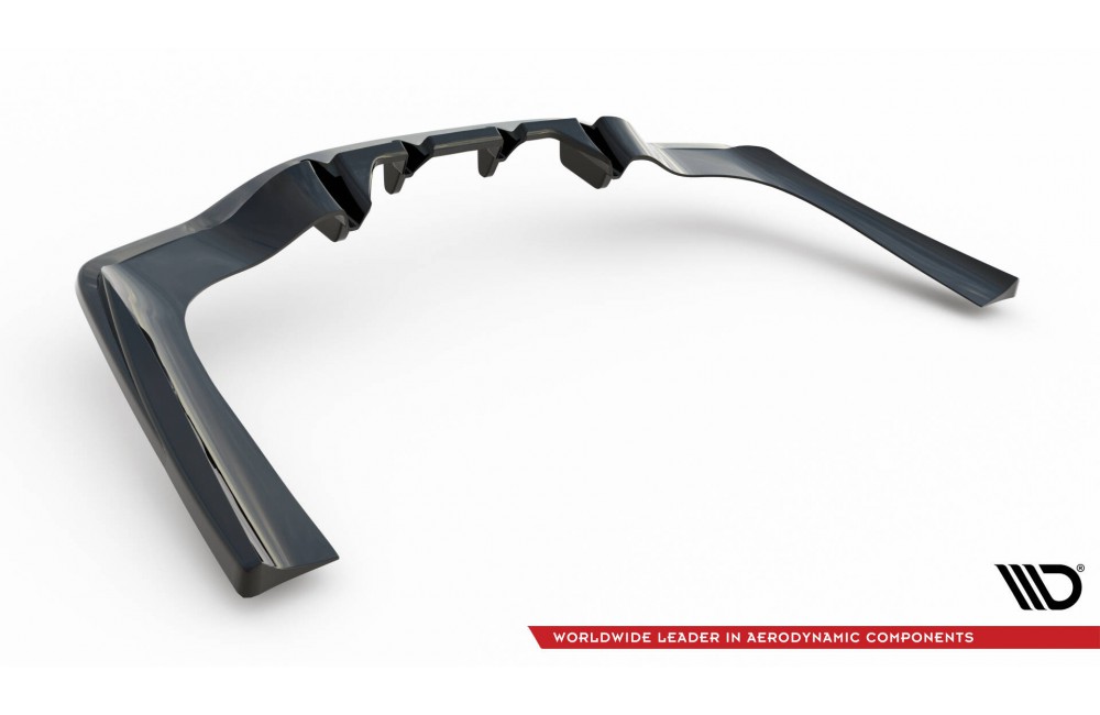 Rear Splitter (with vertical bars) Mercedes-AMG CLA 35  / 45  Coupe / Shooting Brake C118 Facelift / X118 Facelift