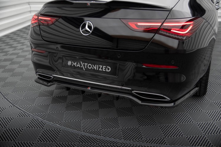 Πίσω Splitter (με κάθετους στύλους) Mercedes-Benz CLA Coupe C118