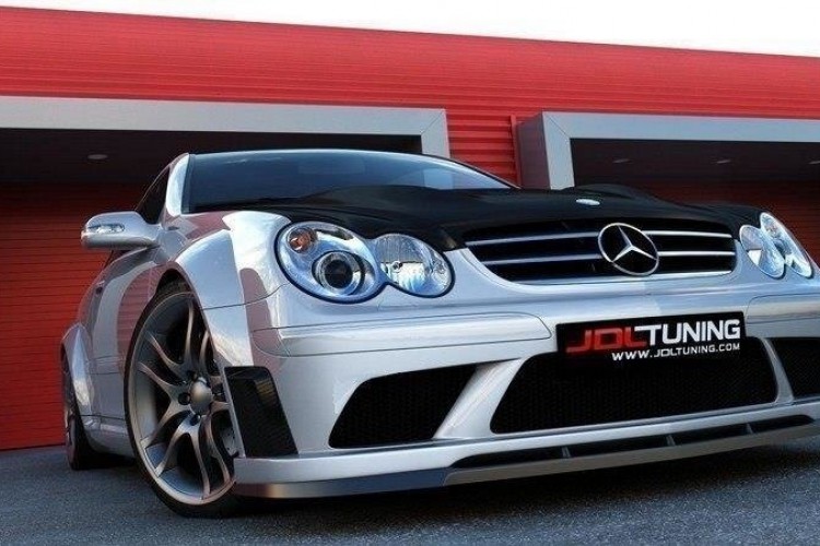 ΜΠΡΟΣΤΙΝΟ SPLITTER MERCEDES CLK W209 (ΓΙΑ ME-CLK-209-BLACK-F1 BUMPER)