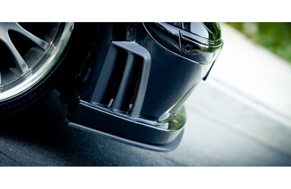 FRONT SPLITTER MERCEDES CLK W209 BLACK (SL BLACK SERIES LOOK)