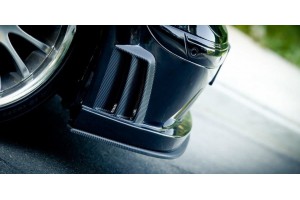 FRONT SPLITTER MERCEDES CLK W209 BLACK (SL BLACK SERIES LOOK)