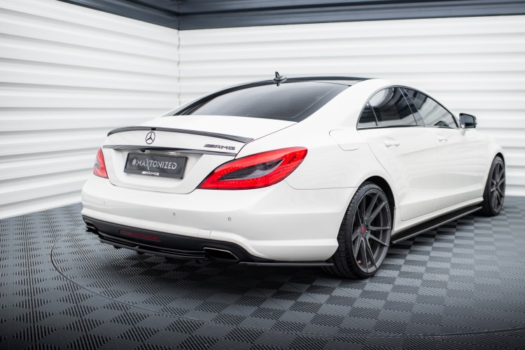 Πίσω Splitter (με κάθετες ράβδους) Mercedes-Benz CLS AMG-Line C218