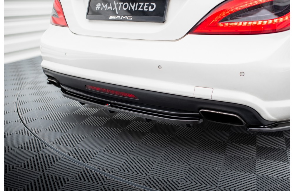 Rear Splitter (with vertical bars) Mercedes-Benz CLS AMG-Line C218
