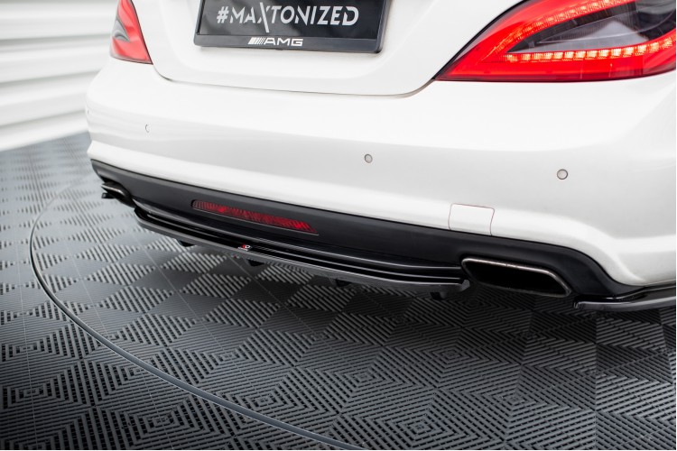 Πίσω Splitter (με κάθετες ράβδους) Mercedes-Benz CLS AMG-Line C218