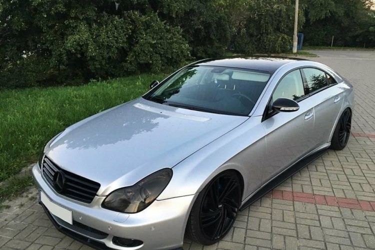 FRONT SPLITTER MERCEDES CLS C219 STANDARD BUMPER