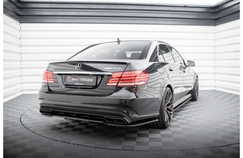 Rear Splitter (with vertical bars) Mercedes-Benz E63 AMG Sedan W212 Facelift