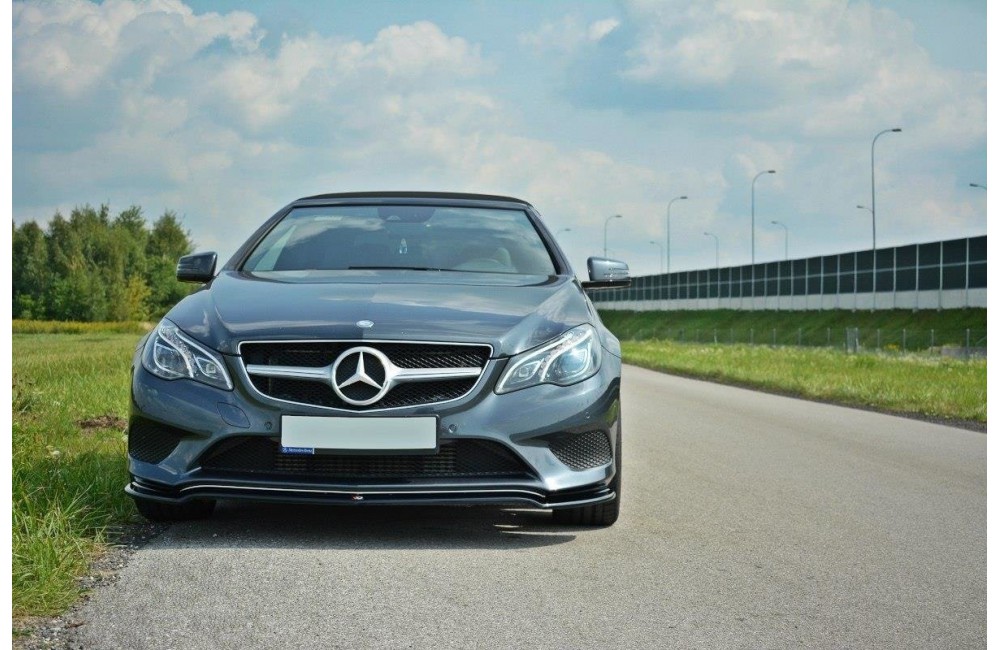 FRONT SPLITTER V.1 Mercedes - Benz E Coupe / Cabrio C207 Facelift / A207 Facelit