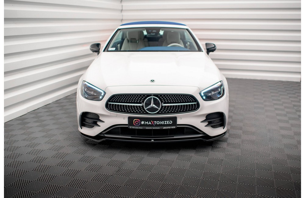 Front Splitter V.1 Mercedes-Benz E-Class W213 Coupe Facelift (C238 Facelift) / Cabriolet (A238 Facelift) AMG-Line / 53 AMG