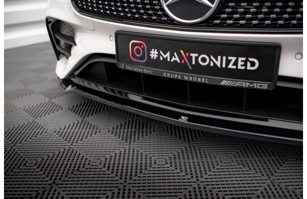 Front Splitter V.1 Mercedes-Benz E-Class W213 Coupe Facelift (C238 Facelift) / Cabriolet (A238 Facelift) AMG-Line / 53 AMG