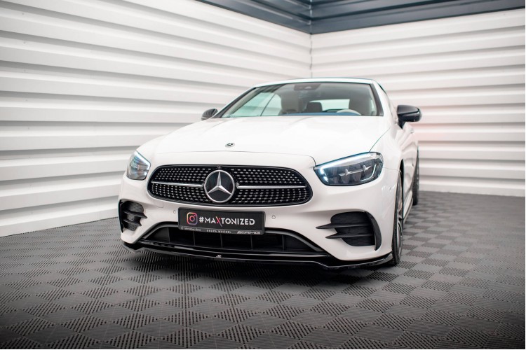 Εμπρός Splitter V.1 Mercedes-Benz E-Class W213 Coupe Facelift (C238 Facelift) / Cabriolet (A238 Facelift) AMG-Line / 53 AMG