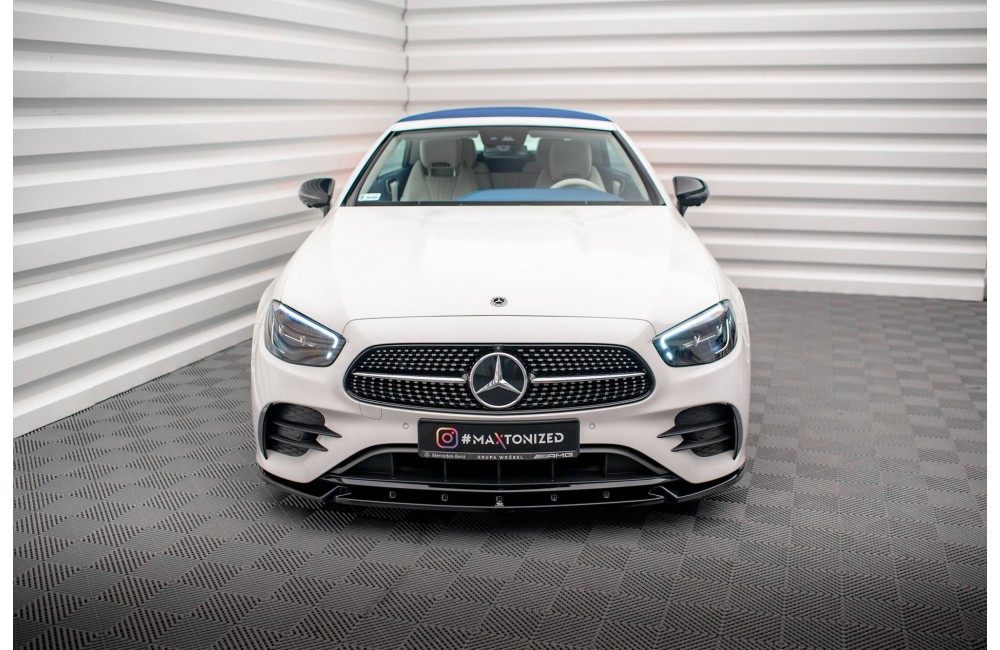 Front Splitter V.2 Mercedes-Benz E-Class W213 Coupe Facelift (C238 Facelift) / Cabriolet (A238 Facelift) AMG-Line / 53 AMG