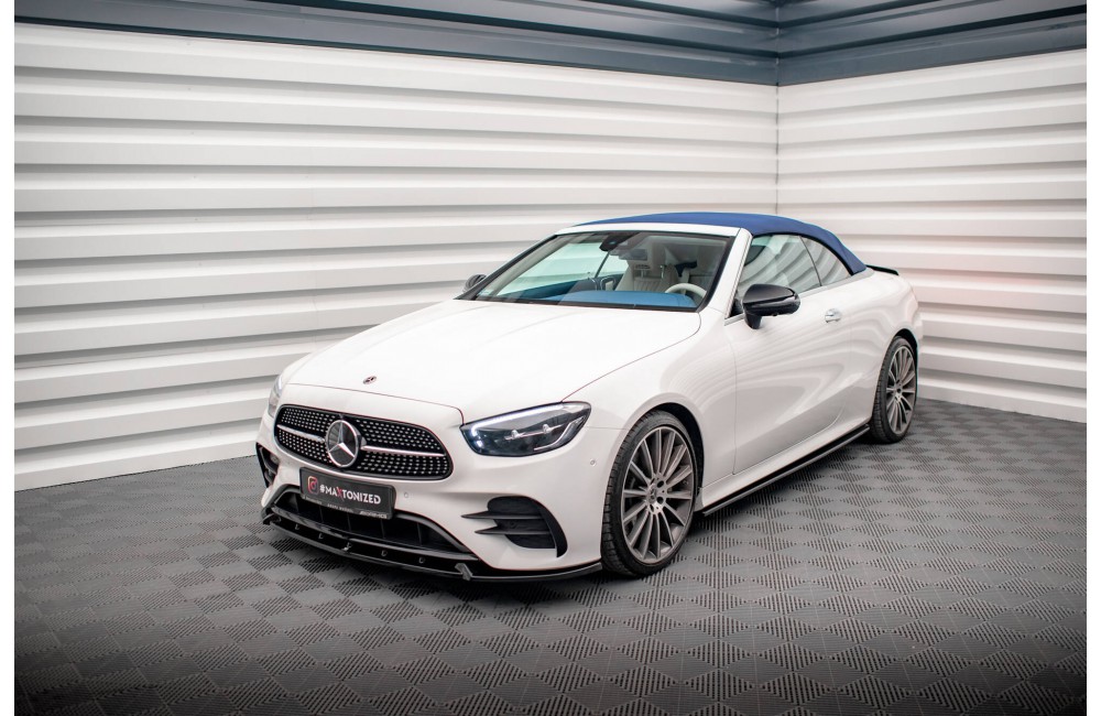 Front Splitter V.2 Mercedes-Benz E-Class W213 Coupe Facelift (C238 Facelift) / Cabriolet (A238 Facelift) AMG-Line / 53 AMG