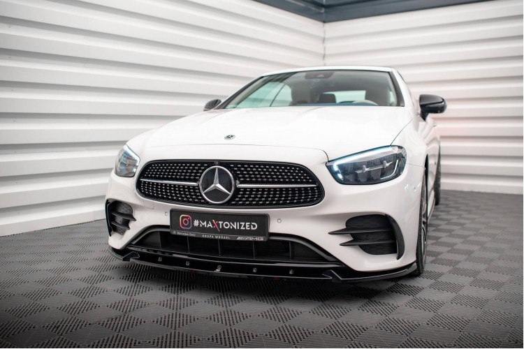 Εμπρός Splitter V.2 Mercedes-Benz E-Class W213 Coupe Facelift (C238 Facelift) / Cabriolet (A238 Facelift) AMG-Line / 53 AMG