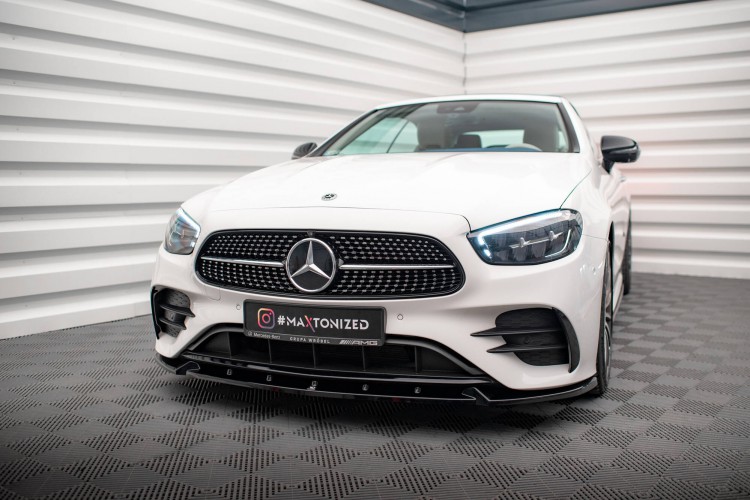 Εμπρός Splitter V.2 Mercedes-Benz E-Class W213 Coupe Facelift (C238 Facelift) / Cabriolet (A238 Facelift) AMG-Line / 53 AMG