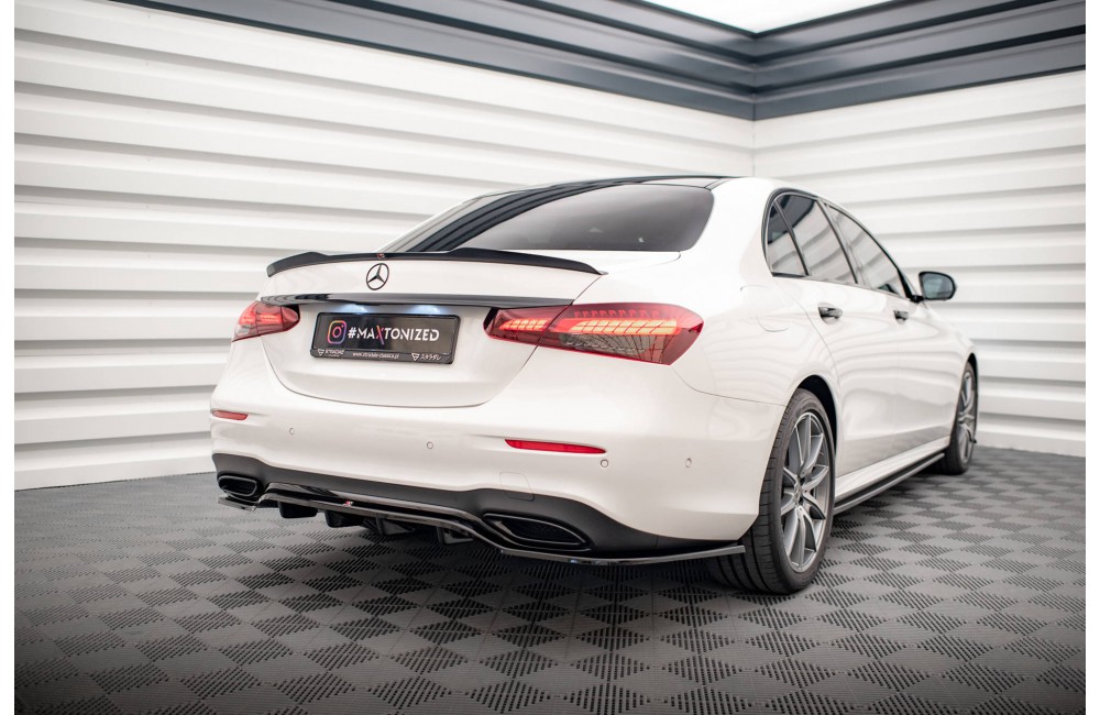 Rear Splitter (with vertical bars) Mercedes-Benz E AMG-Line Sedan W213 Facelift