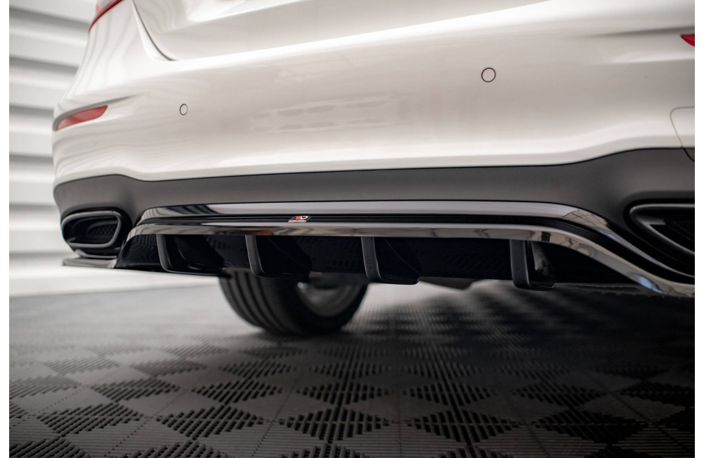 Rear Splitter (with vertical bars) Mercedes-Benz E AMG-Line Sedan W213 Facelift