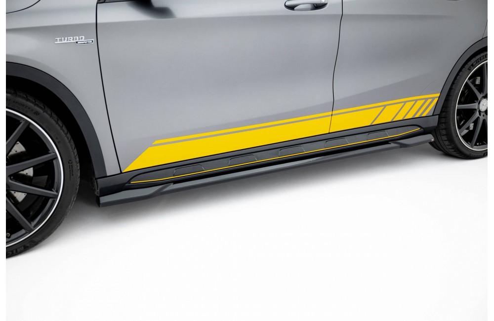 Side Skirts Diffusers V.2 Mercedes-Benz GLA 45 AMG X156 Side Skirts Diffusers V.2 Mercedes-Benz GLA 45 AMG X156