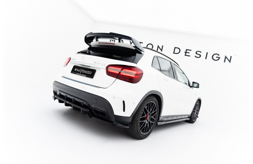 Rear Splitter (with vertical bars) Mercedes-Benz GLA 45 AMG X156 Facelift