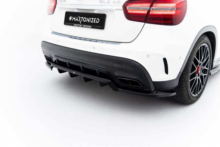 Rear Splitter (with vertical bars) Mercedes-Benz GLA 45 AMG X156 Facelift