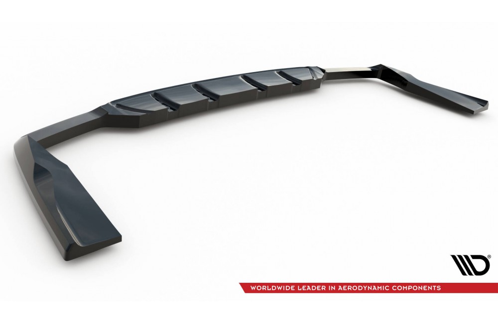 Rear Splitter (with vertical bars) Mercedes-AMG GLC 63 Coupe C253 Facelift