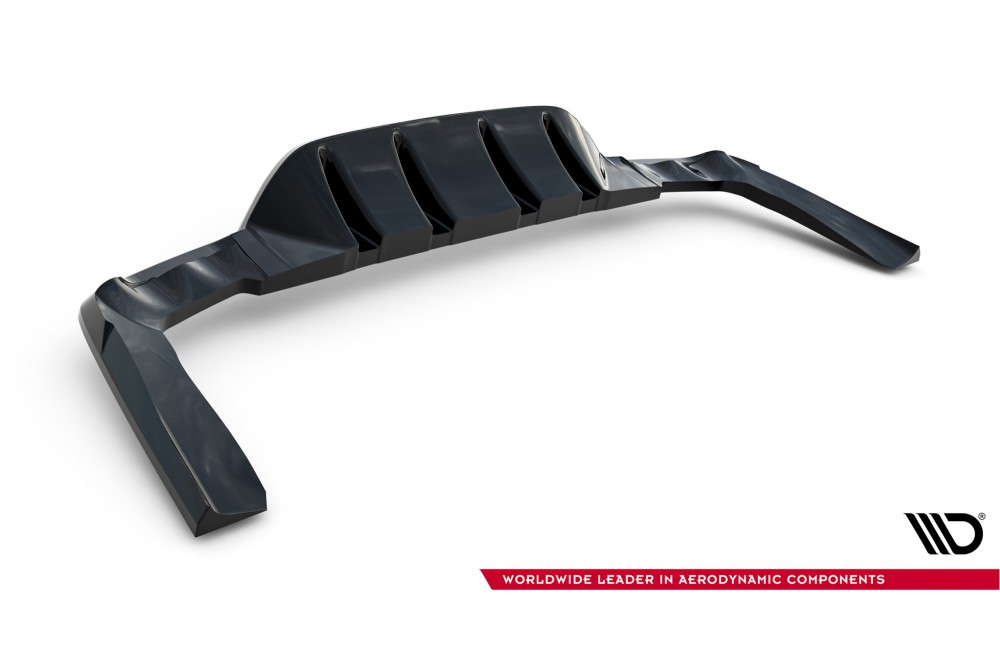 Rear Splitter (with vertical bars) Mercedes-AMG GLC 43 SUV X253 Facelift