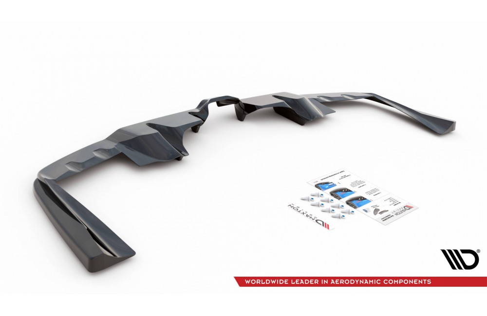 Rear Splitter (with vertical bars) Mercedes-AMG GLE 53 Coupe C167 / C167 Facelift