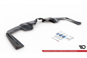 Rear Splitter (with vertical bars) Mercedes-AMG GLE 53 Coupe C167 / C167 Facelift