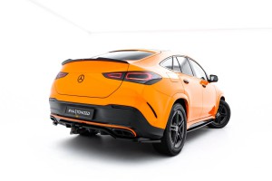Rear Splitter (with vertical bars) V.2 Mercedes-Benz GLE Coupe AMG-Line C167 / C167 Facelift