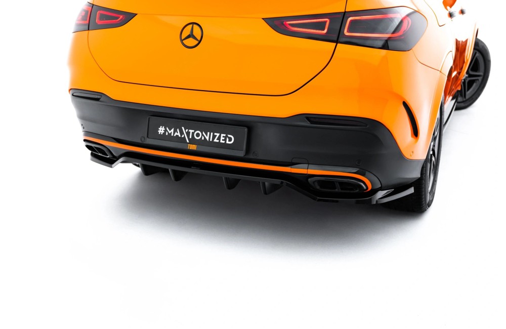 Rear Splitter (with vertical bars) V.2 Mercedes-Benz GLE Coupe AMG-Line C167 / C167 Facelift