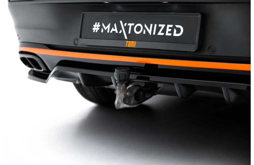 Rear Splitter (with vertical bars) V.2 Mercedes-Benz GLE Coupe AMG-Line C167 / C167 Facelift