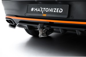 Rear Splitter (with vertical bars) V.2 Mercedes-Benz GLE Coupe AMG-Line C167 / C167 Facelift