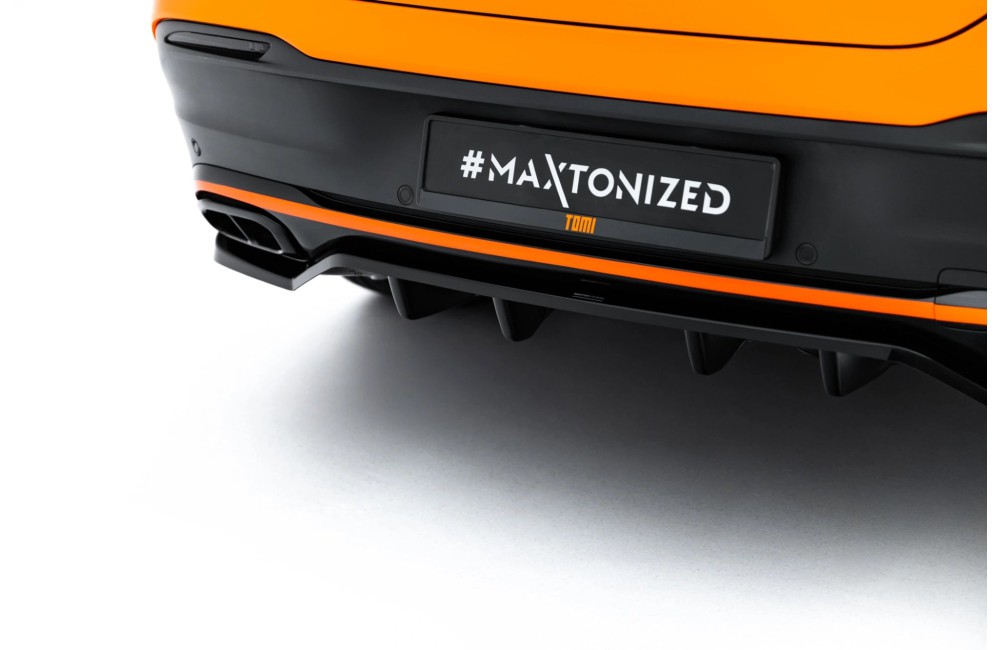 Rear Splitter (with vertical bars) V.2 Mercedes-Benz GLE Coupe AMG-Line C167 / C167 Facelift