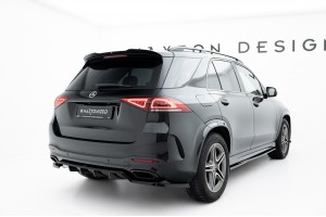 Rear Splitter (with vertical bars) Mercedes-Benz GLE SUV AMG-Line W167 / W167 Facelift