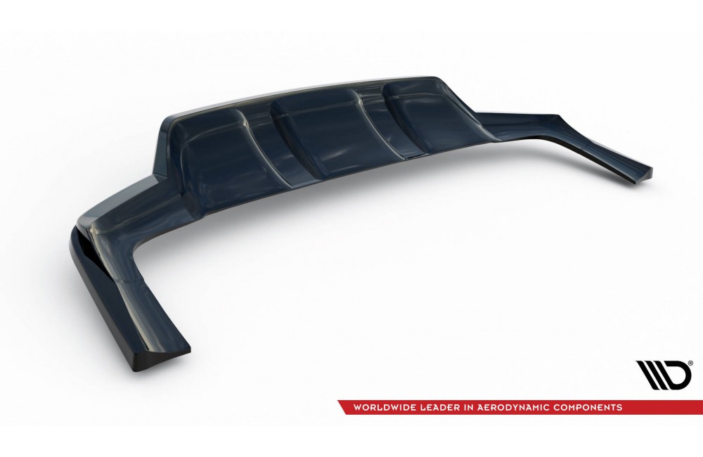 Rear Splitter (with vertical bars) Mercedes-Benz GLE SUV AMG-Line W167 / W167 Facelift