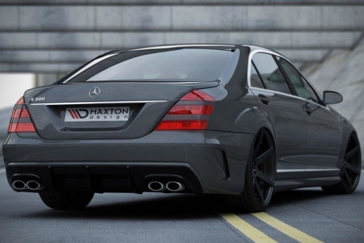 MERCEDES S W221 (look W205) ΠΙΣΩ ΑΕΡΟΤΟΜΗ + ΠΙΣΩ VALANCE