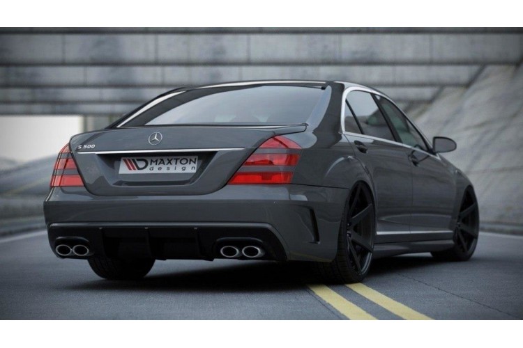 MERCEDES S W221 (look W205) ΠΙΣΩ ΑΕΡΟΤΟΜΗ + ΠΙΣΩ VALANCE