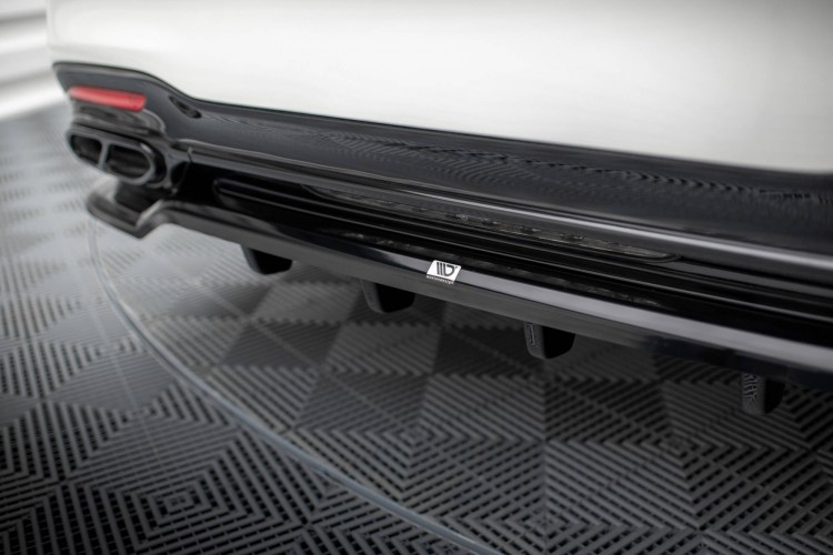Πίσω Splitter (με κατακόρυφες ράβδους) Mercedes-Benz S AMG-Line W222 Facelift